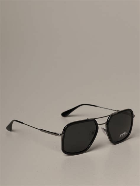 lunette de soleil homme prada noir black|lunette de soleil homme prada.